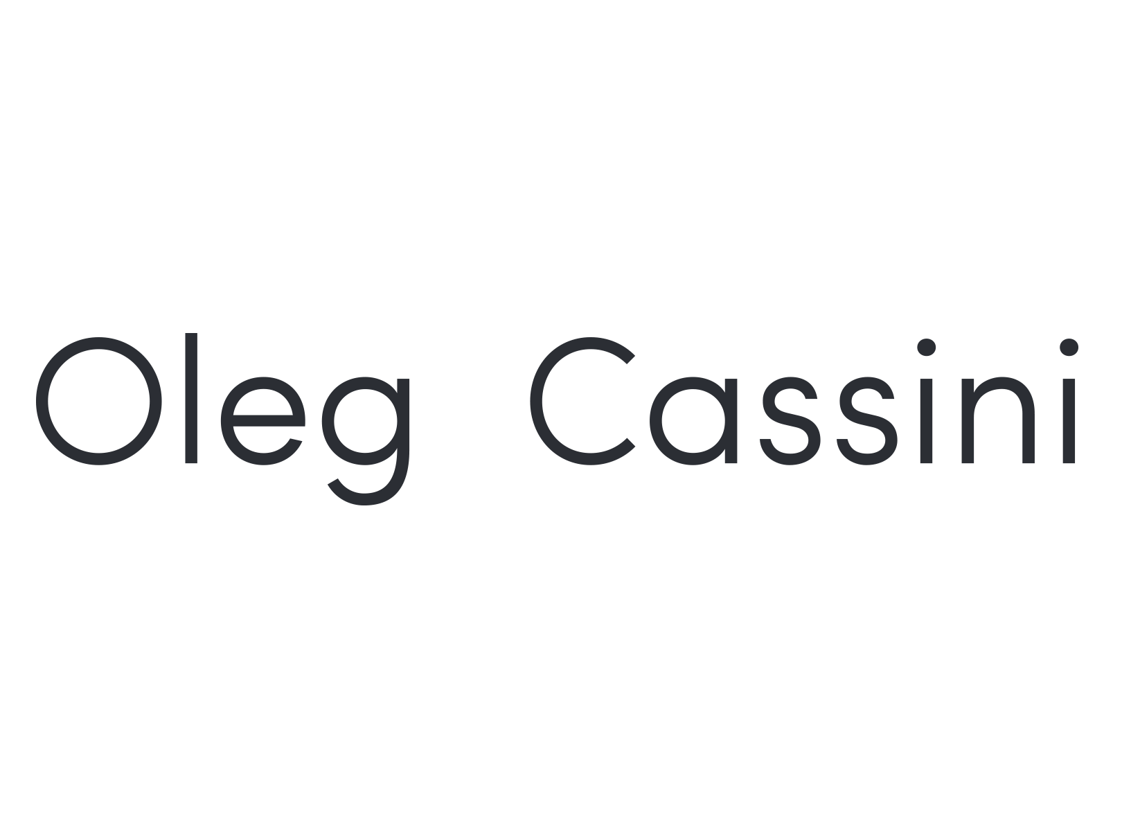 Logotipo de Oleg Cassini
